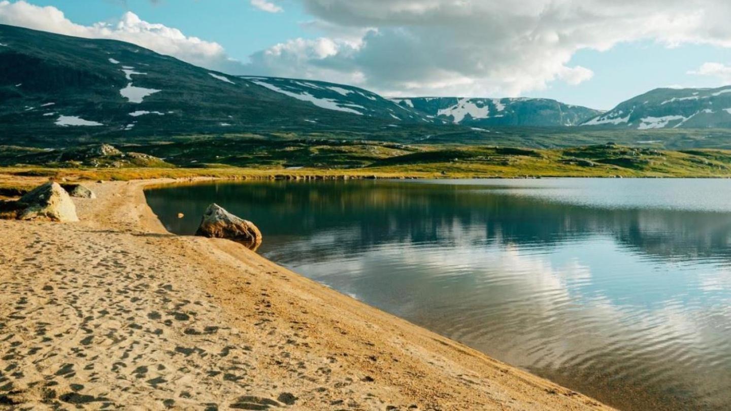 Koselig Hytte Med Usjenert Og Solrik Beliggenhet Geilo Eksteriør billede